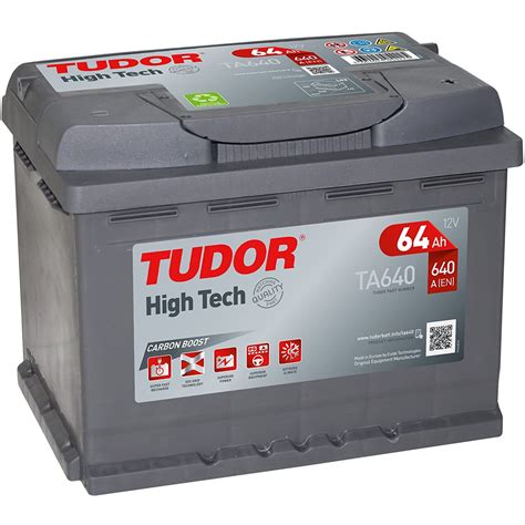 Tudor TA640. Batería de coche Tudor 64Ah 12V 